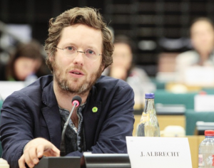 Le député Jan Philipp Albrecht, rapporteur du Parlement Européen sur le projet de règlement « Données personnelles »